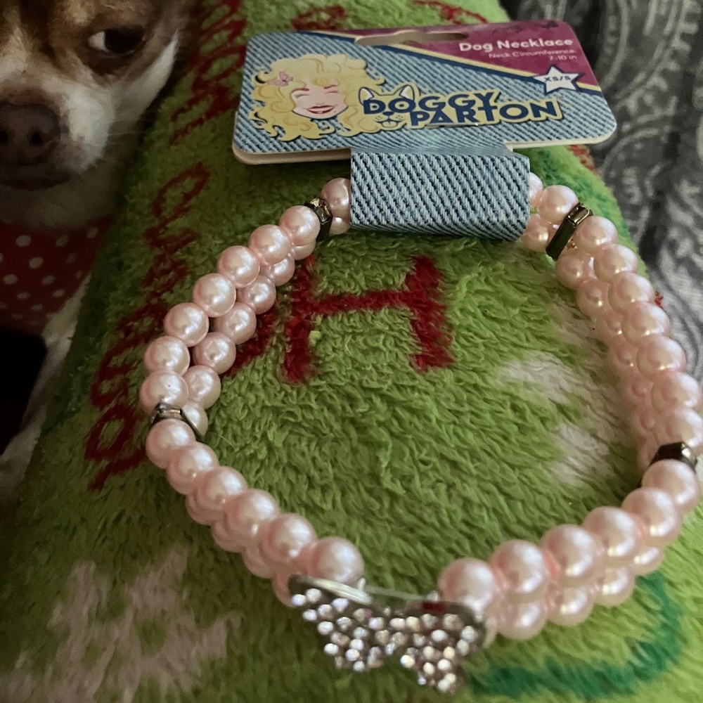 Doggy Parton (Dolly) dog 🐶 necklace